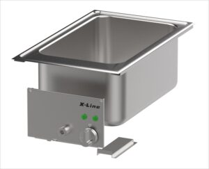 Salvis X-Line Drop-In Bain-Marie GN 1/1 – Ablauf nach vorne