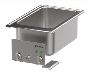 Salvis X-Line Drop-In Kocher GN 1/1 – Ablauf nach vorne