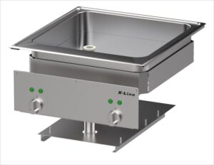 Salvis X-Line Drop-In Bräter 600 – Ablauf nach unten