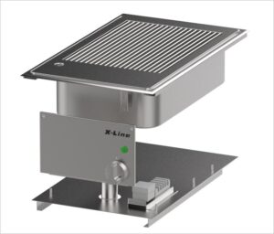 Salvis X-Line Drop-In Steakgrill 400 – Ablauf nach unten