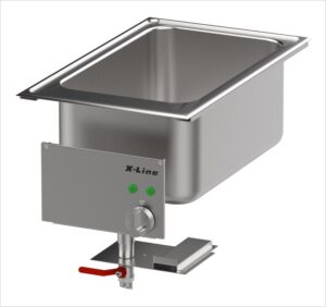 Salvis X-Line Drop-In Bain-Marie GN 1/1 – Ablauf nach unten
