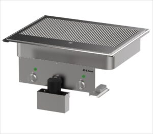 Salvis X-Line Drop-In Steakgrill 800 – Ablauf nach vorne
